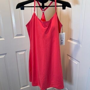 Outdoor Voices Exercise Dress Medium Petunia Pink Built In Liner Athletic NWT